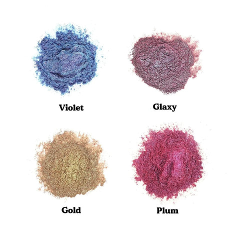 Let's Resin Chameleon Mica Powder - 4 Jar Set Physical DIY Craft Warehouse 