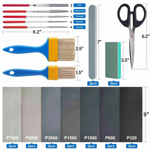 Let's Resin Polishing Set Physical DIY Craft Warehouse 