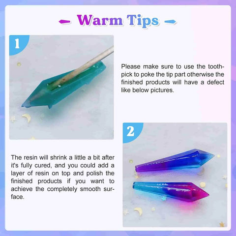 Let's Resin Silicone Mold - Pendulum Crystal Physical DIY Craft Warehouse 