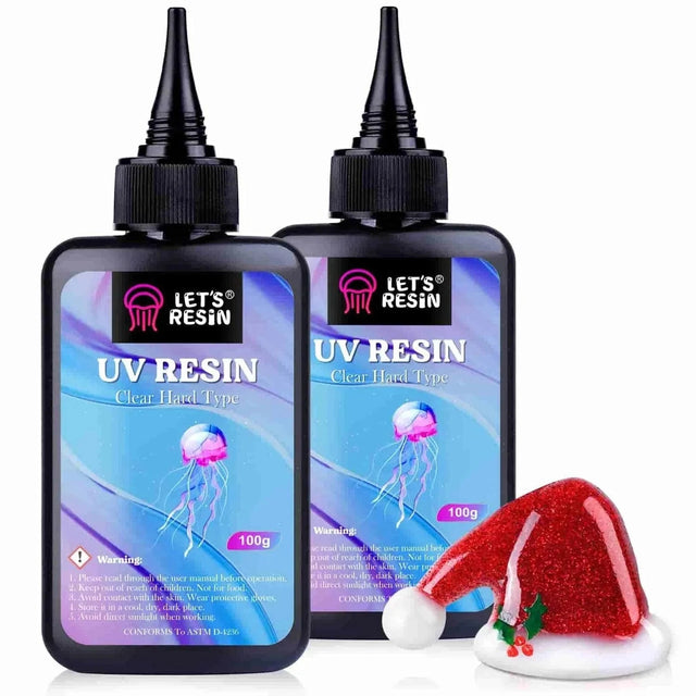 Let's Resin UV Resin - Hard (200 gm) Physical DIY Craft Warehouse 