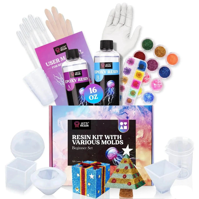 Let's Resin UV Resin Kit - Home Decor Physical DIY Craft Warehouse 