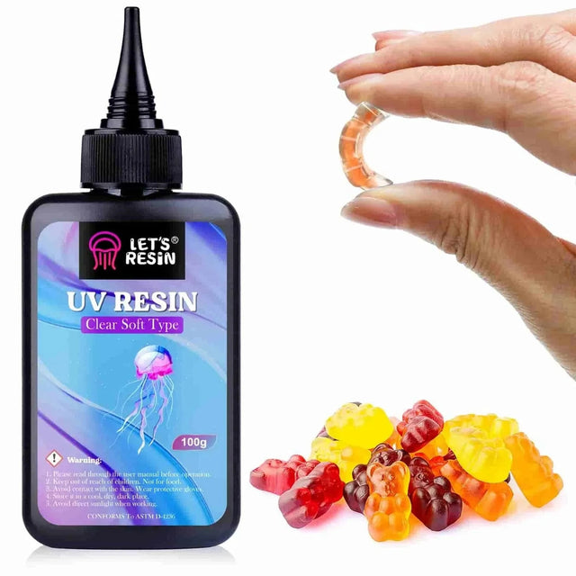 Let's Resin UV Resin - Soft (100 gm) Physical DIY Craft Warehouse 