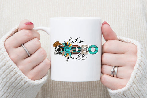 Let's Rodeo Y'all, Western Sublimation Sublimation CraftLabSVG 