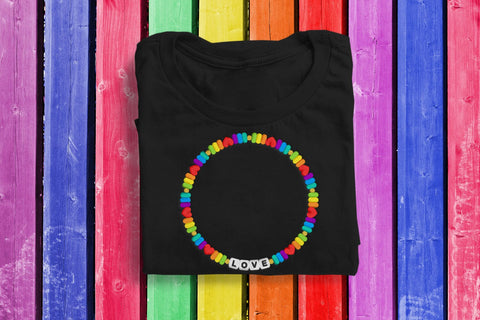 Letter Bead Love Bracelet with Hearts Embroidery Embroidery/Applique DESIGNS Risa Rocks It 