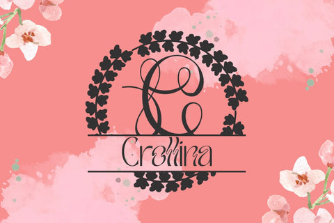 Lettravia Split Monogram Font Font Dm Letter Studio 