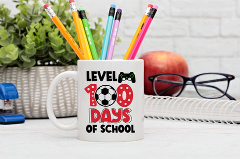 level 100 100 days of school SVg Design SVG Regulrcrative 