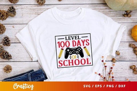 Level 100 days of school Svg Design SVG Designangry 