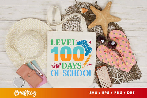 Level 100 days of school Svg Design SVG Designangry 