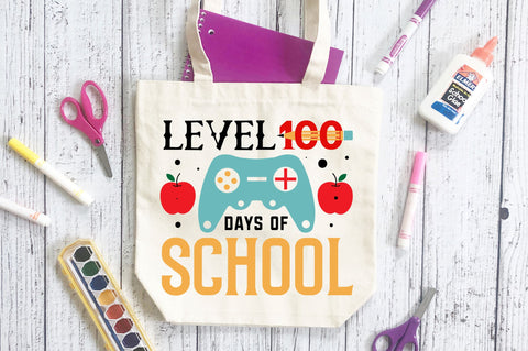 Level 100 days of school Svg Design SVG Regulrcrative 