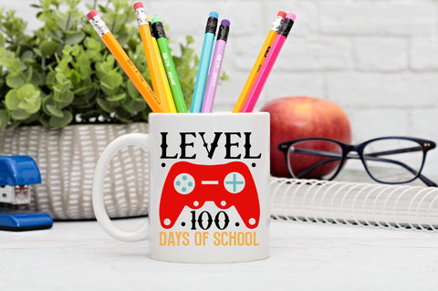 Level 100 days of school Svg Design SVG Regulrcrative 