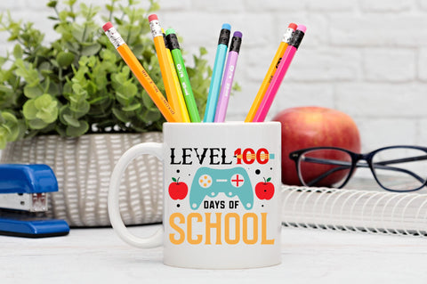 Level 100 days of school Svg Design SVG Regulrcrative 