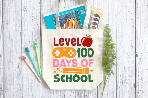Level 100 days of school SVG Design SVG Regulrcrative 