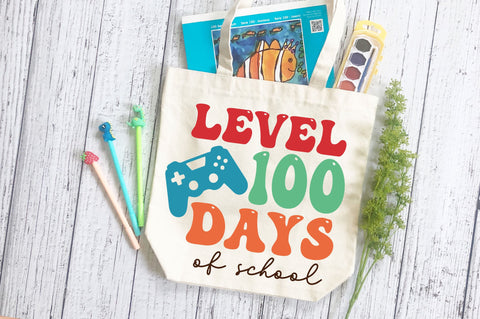 Level 100 days of school svg Design SVG Regulrcrative 