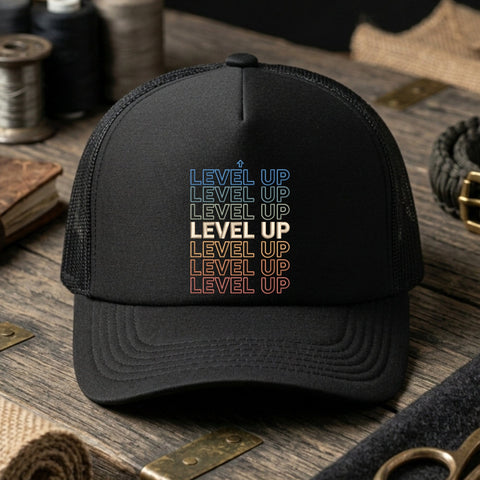 Level Up Embroidery Design – Gamer Gaming Retro Typography Machine Embroidery File Embroidery/Applique DESIGNS PatternFeed8 