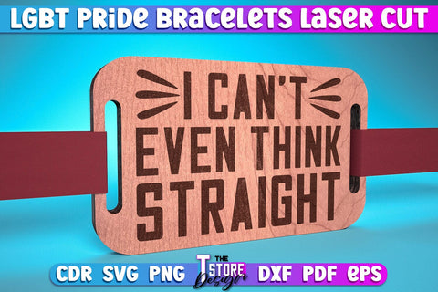 LGBT Pride Bracelets Laser Cut | Accessories Laser Cut Design | CNC Files SVG The T Store Design 
