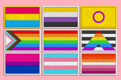 LGBT Pride Flag ITH Feltie Applique Embroidery Bundle Embroidery/Applique DESIGNS Risa Rocks It 
