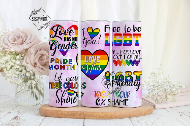 Lgbt Pride Quotes Tumbler 20oz Skinny Tumbler Pride Lgbt Gay Quotes Tumbler PNG Instant Download File Digital Download Sublimation sassyprint 
