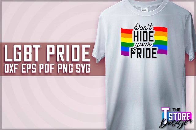LGBT Pride SVG Design | Stay Proud SVG Quotes | Love SVG Quotes SVG The T Store Design 