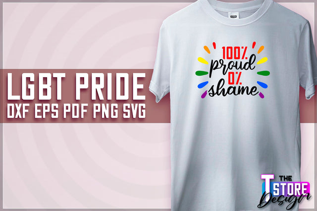 LGBT Pride SVG Design | Stay Proud SVG Quotes | Love SVG Quotes SVG The T Store Design 