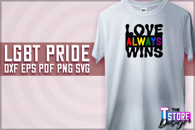LGBT Pride SVG Design | Stay Proud SVG Quotes | Love SVG Quotes SVG The T Store Design 