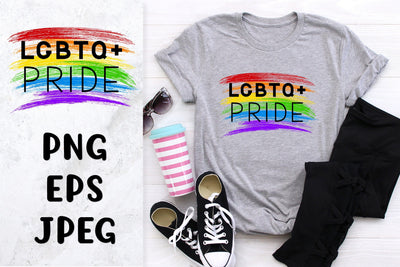 LGBTQ pride sublimation. Rainbow flag. LGBT shirt design Sublimation LaBelezoka 