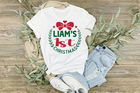 Liams 1st christmas SVG Angelina750 