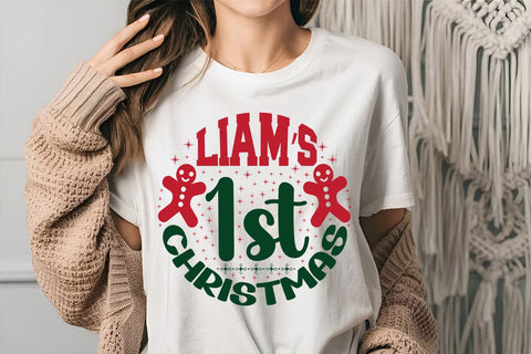 Liams 1st christmas SVG Angelina750 