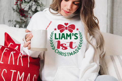 Liams 1st christmas SVG Angelina750 