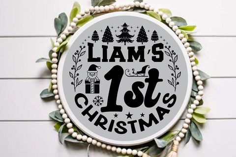 Liams 1st christmas SVG Angelina750 