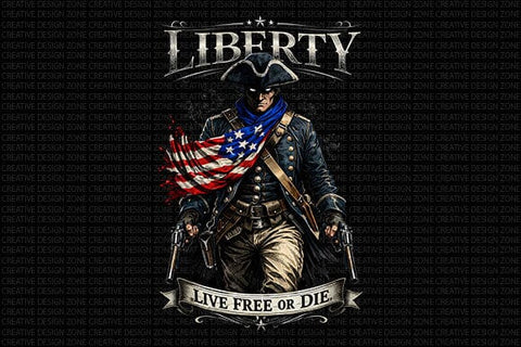 Liberty PNG | American Patriot Freedom Sublimation Design SVG BillahCrafts 
