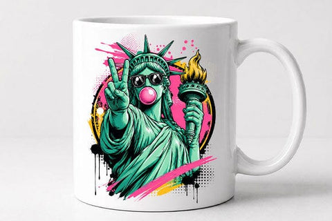Liberty Pop Art PNG | Freedom Graphic Sublimation Digital Download SVG BillahCrafts 