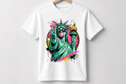 Liberty Pop Art PNG | Freedom Graphic Sublimation Digital Download SVG BillahCrafts 