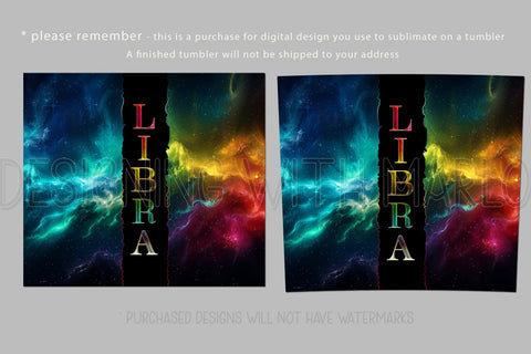 Libra Tumbler, Zodiac Tumbler, Astrology Tumbler, Sublimation Libra Sublimation Designing with Marlo 
