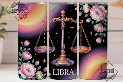 Libra Zodiac 20oz Tumbler Design Sublimation sassyprint 