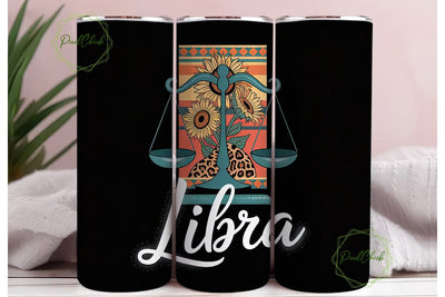 Libra Zodiac 20oz Tumbler Wrap Sublimation PixelChick 