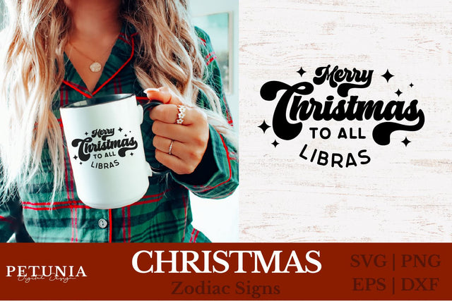Libra Zodiac Sign SVG | Christmas SVG SVG Petunia Digital Design 