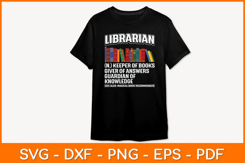 Librarian Definition Library Svg File SVG artprintfile 