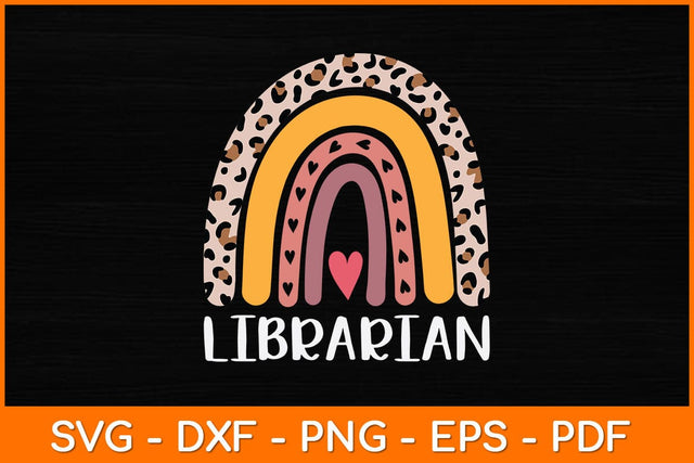 Librarian Rainbow Svg File SVG artprintfile 