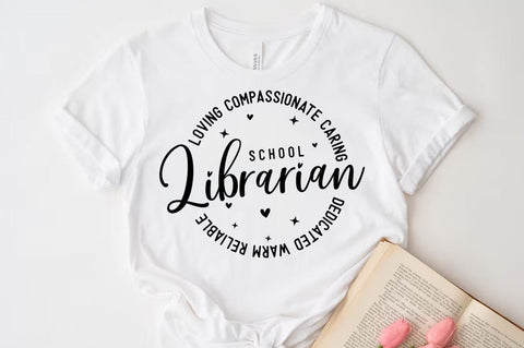 Librarian, Reading SVG, Book lover Quote SVG FiveStarCrafting 