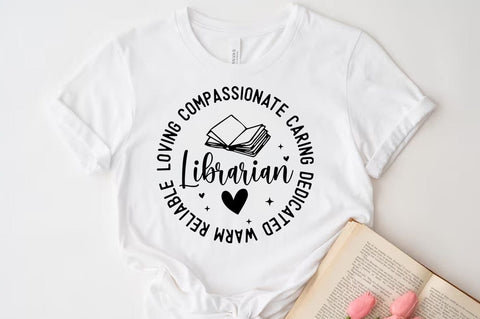Librarian, Reading SVG, Book lover Quote SVG FiveStarCrafting 