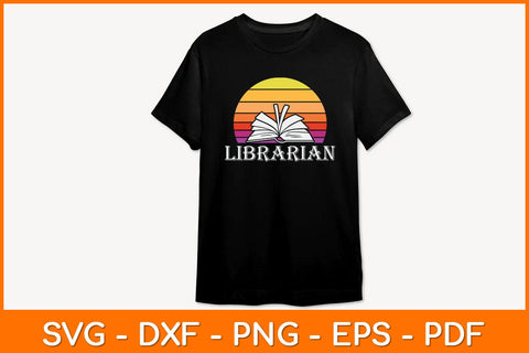 Librarian Vintage Retro Svg File SVG artprintfile 