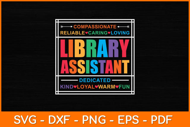 Library Assistant Librarian Svg File SVG artprintfile 