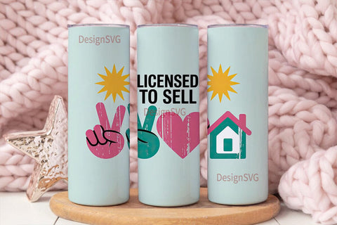 Licensed To Sell 20oz Tumbler Wrap Sublimation DesignSVG 