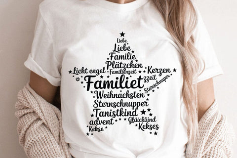 Liebe Familie Plätzchen Licht SVG Angelina750 