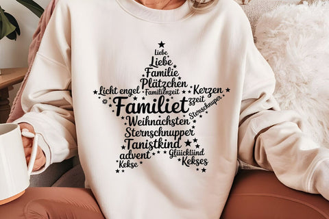 Liebe Familie Plätzchen Licht SVG Angelina750 