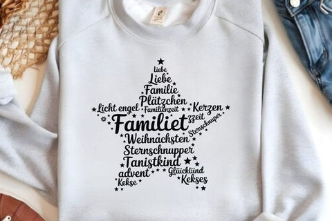 Liebe Familie Plätzchen Licht SVG Angelina750 