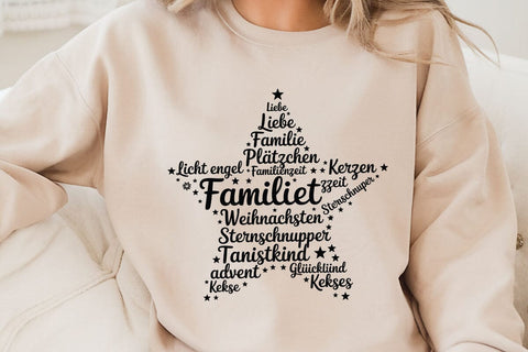 Liebe Familie Plätzchen Licht SVG Angelina750 