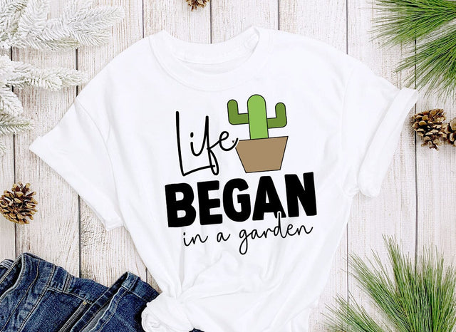 Life Began in a Garden SVG SVG CraftingStudio 