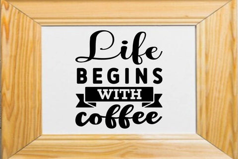 life begins with coffee SVG Angelina750 