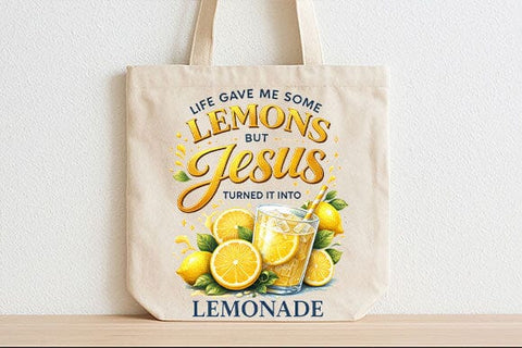 Life Gave Me Lemons Christian Quote PNG | Faith Sublimation Design SVG BillahCrafts 